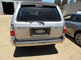 2001 TOYOTA 4RUNNER SR5 SILVER 3.4 AT 4WD Z21490